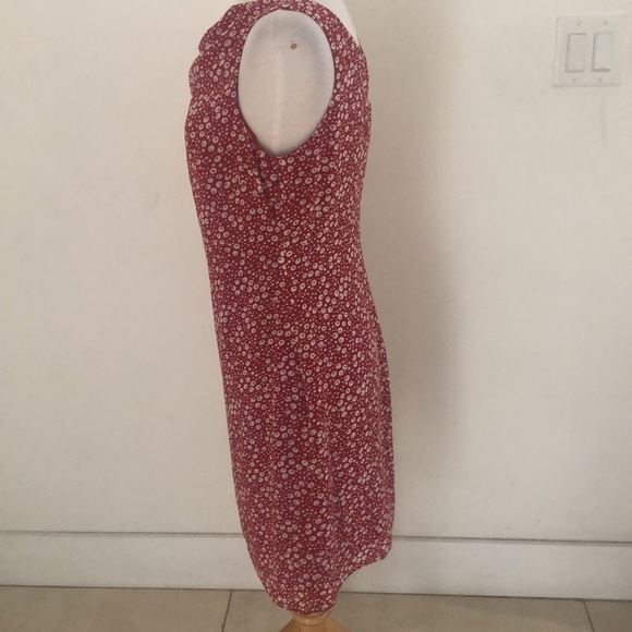 Esprit de Corp printed red dress - size 9/10 - Picture 3 of 5